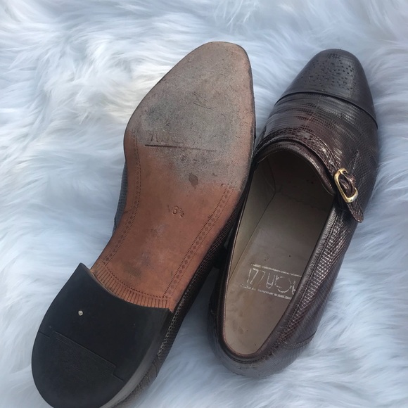 Ragazzi Vintage Lizard Skin Loafers Oxford Retro main image 5